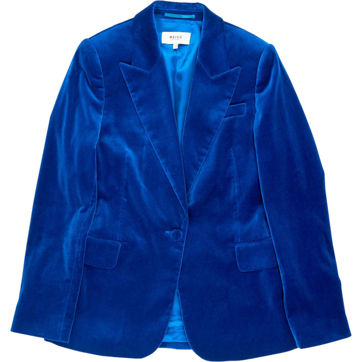 Reiss Blue Velvet Suit Set