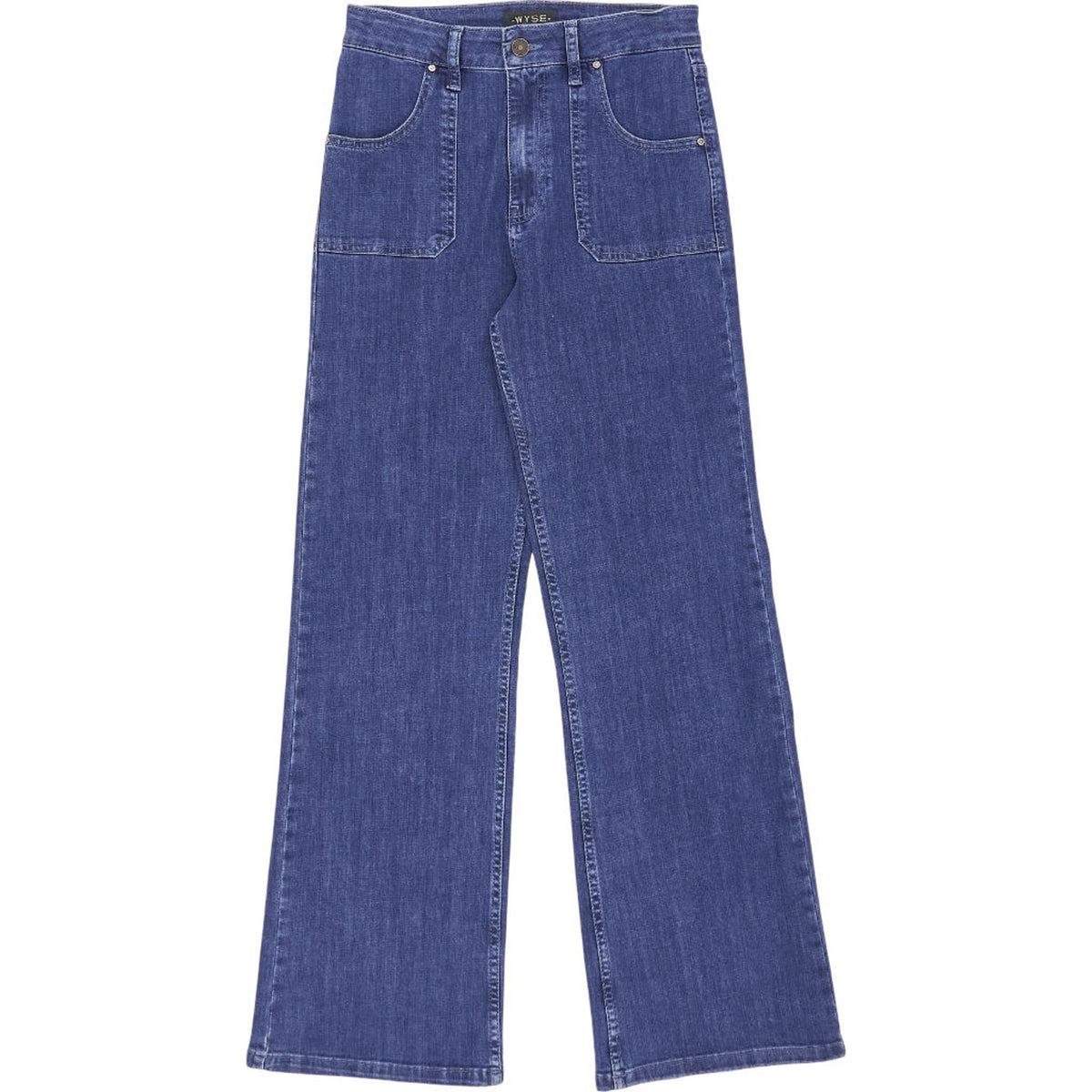 Wyse Blue Flossie Carpenter Flare Jeans