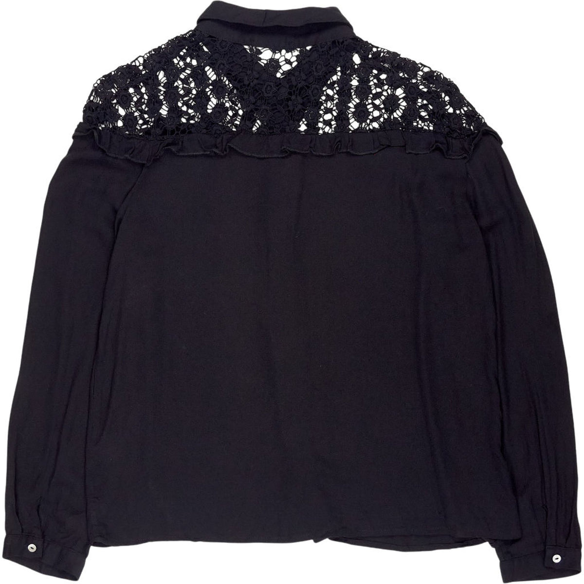 Hush Black Lace Detail Blouse