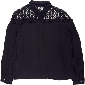 Hush Black Lace Detail Blouse