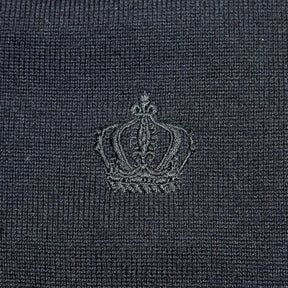 Dolce & Gabbana Black V-Neck Jumper