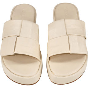 Hush Bone White Willa Weave Sandal
