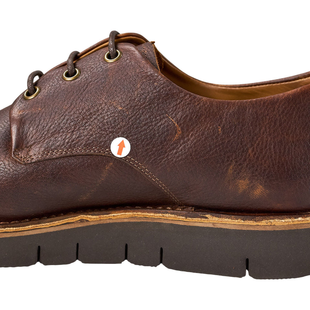Grenson Brown Leather Derby Shoes