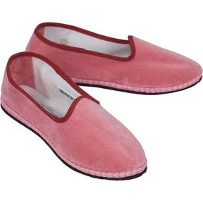 Drogheria Crivellini Pink Velvet Slippers