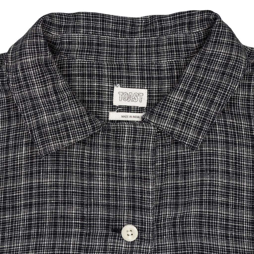 Toast Black Check Linen Shirt