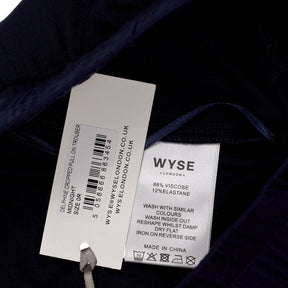WYSE Midnight Delphine Cropped Trousers