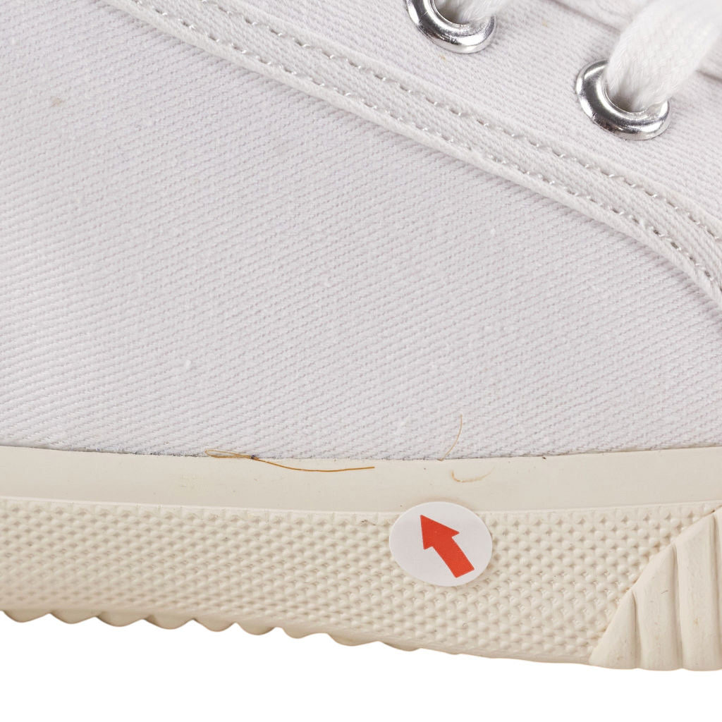 Hush White Henley Canvas Trainers