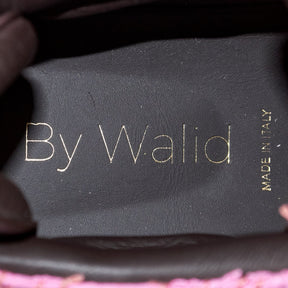 By Walid Pink Lace-Up Trainers