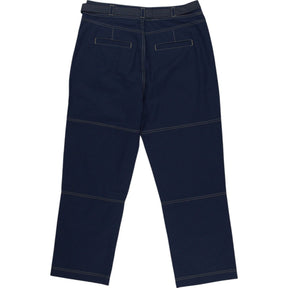Wyse Blue Cropped Trousers