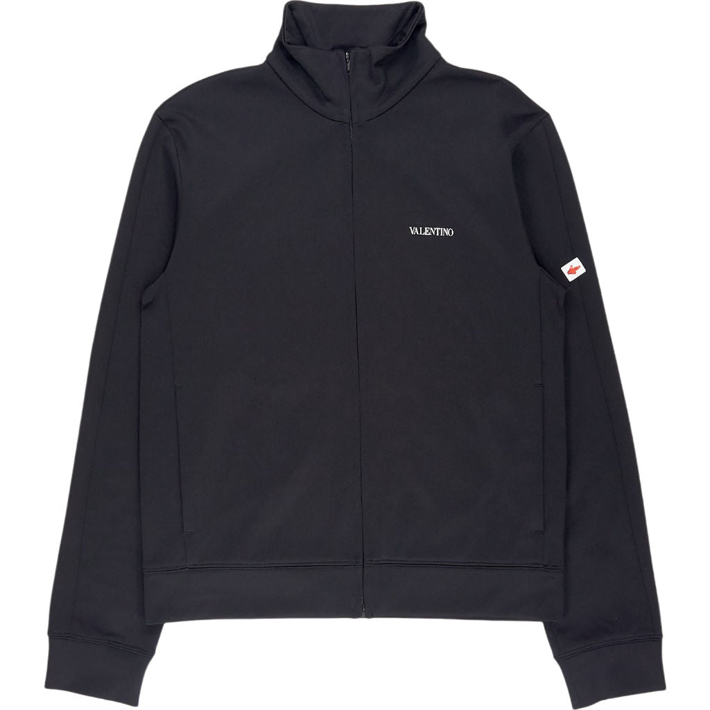 Valentino Black Turtleneck Track Top