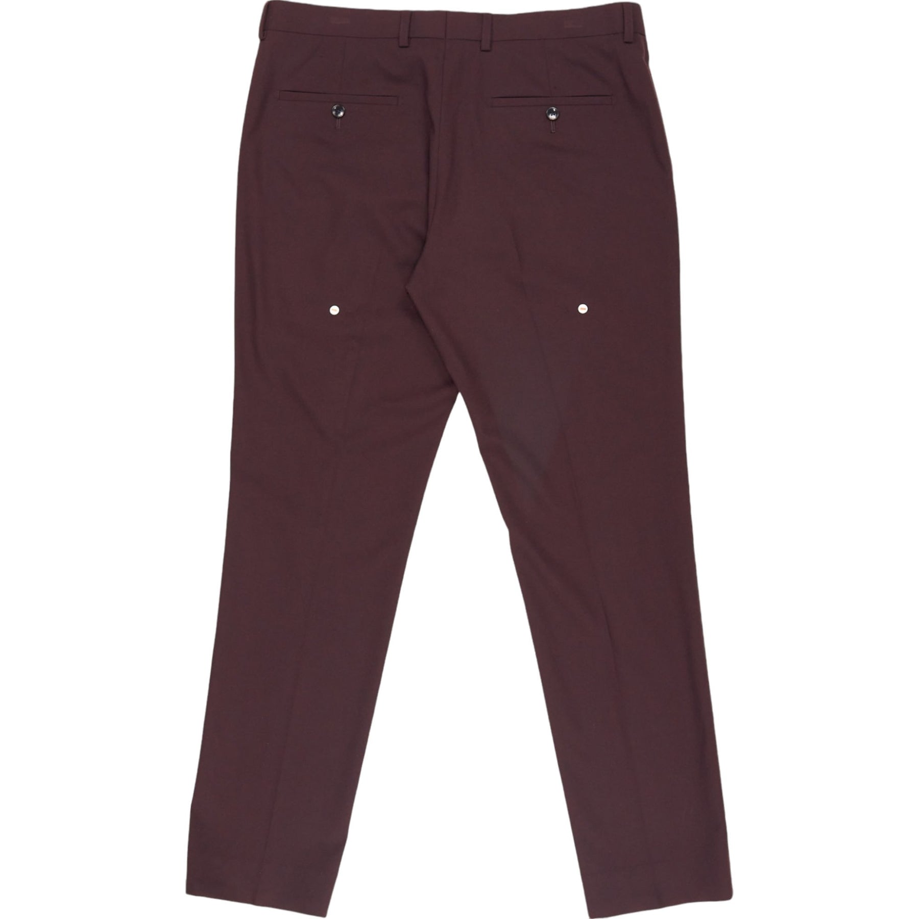 Moss London Wine Slim Fit Trousers