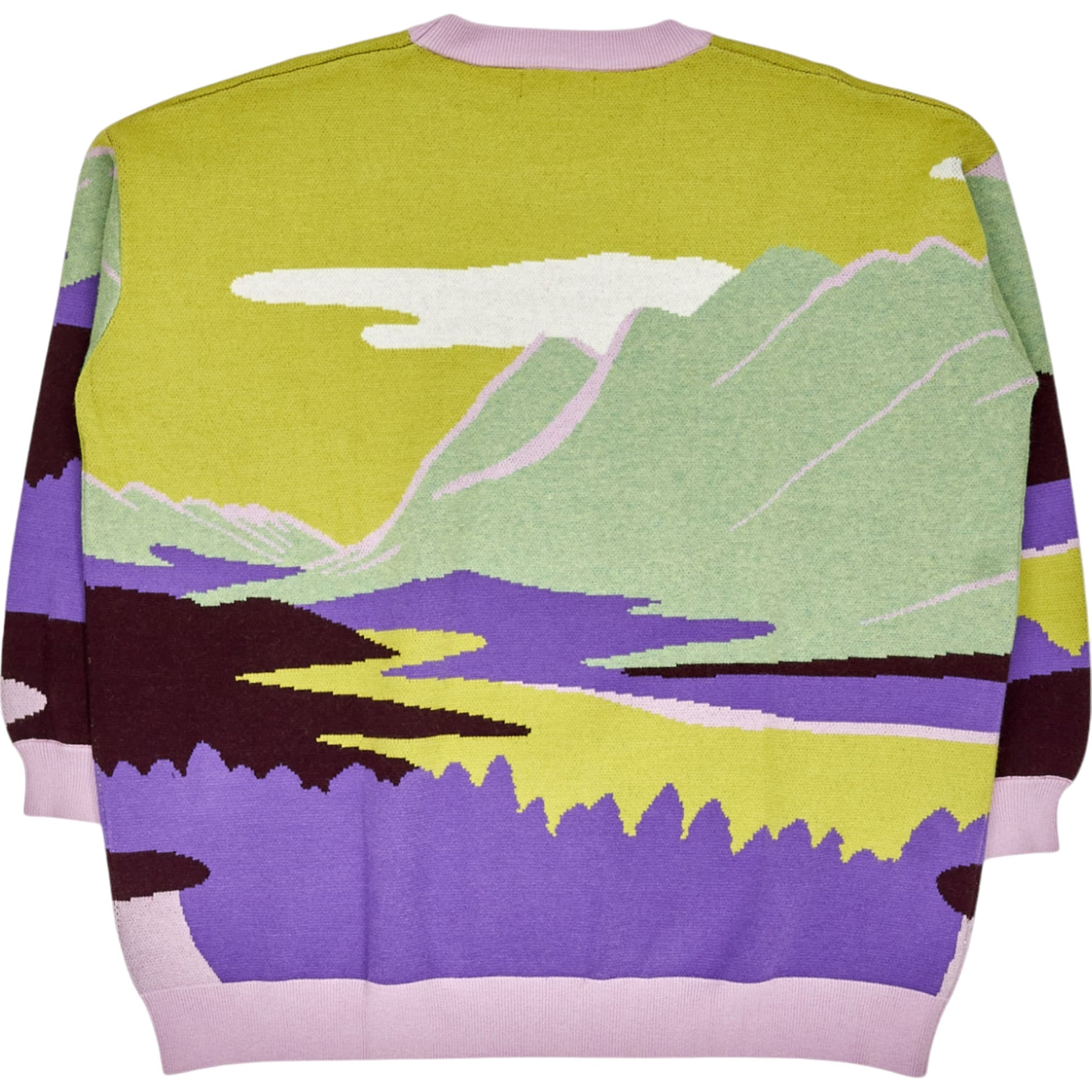 Motel Multicolour Landscape Knit Jumper