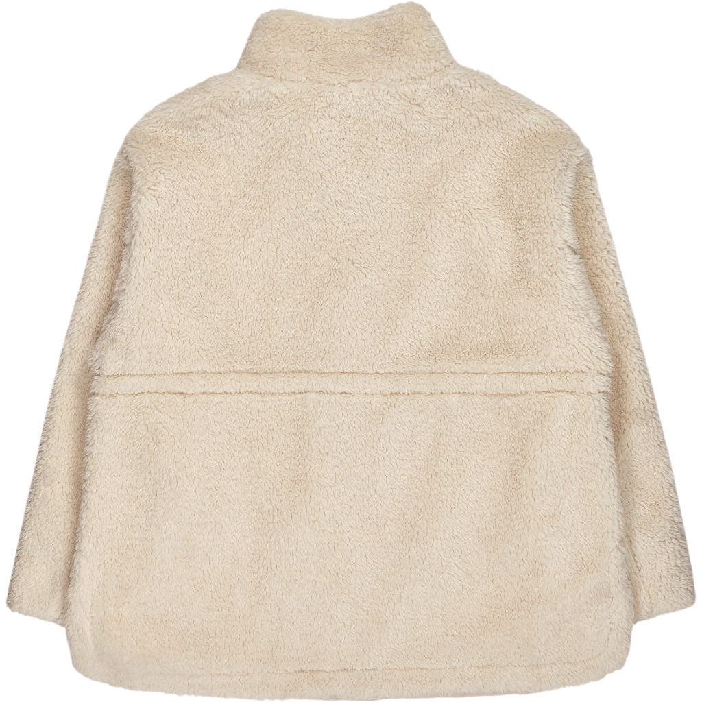 Lands' End Cream Teddy Jacket