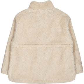 Lands' End Cream Teddy Jacket