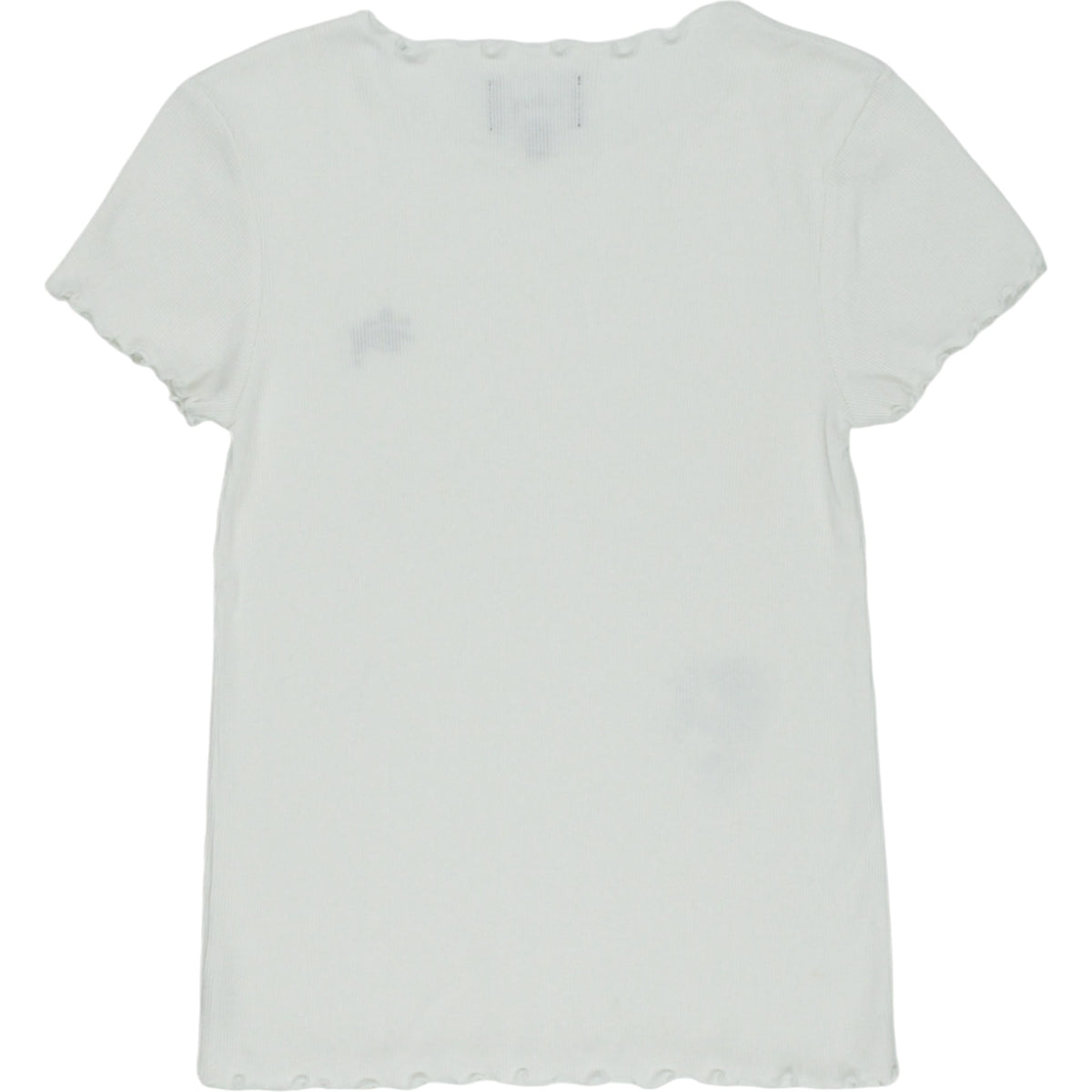 Stussy White Ribbed T-Shirt