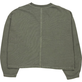 Hush Dark Khaki Amara Seam Sweatshirt