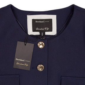 River Island Navy Radical Romance Jacket