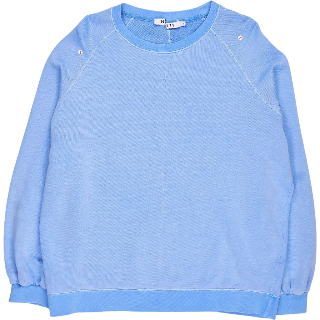 NRBY Blue Raglan Shoulder Sweatshirt