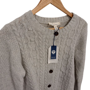Seasalt Cornwall Tressa Aran Cable Knit Cardigan