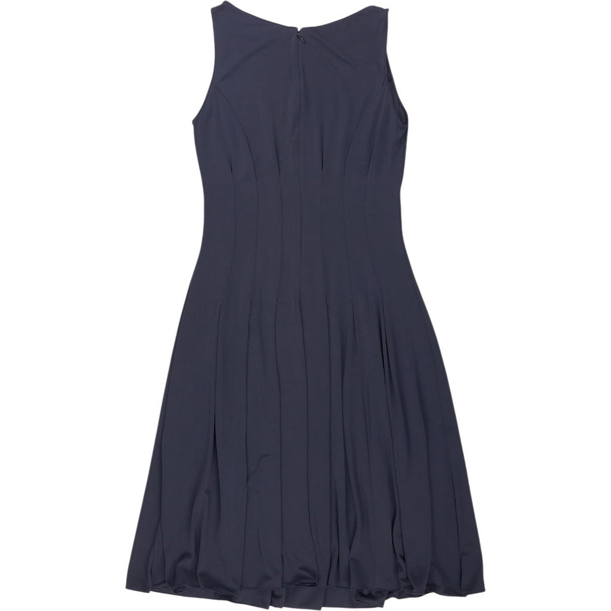 Armani Navy Sleeveless Midi Dress