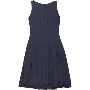 Armani Navy Sleeveless Midi Dress