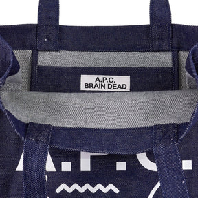A.P.C. Brain Dead Denim Tote Bag