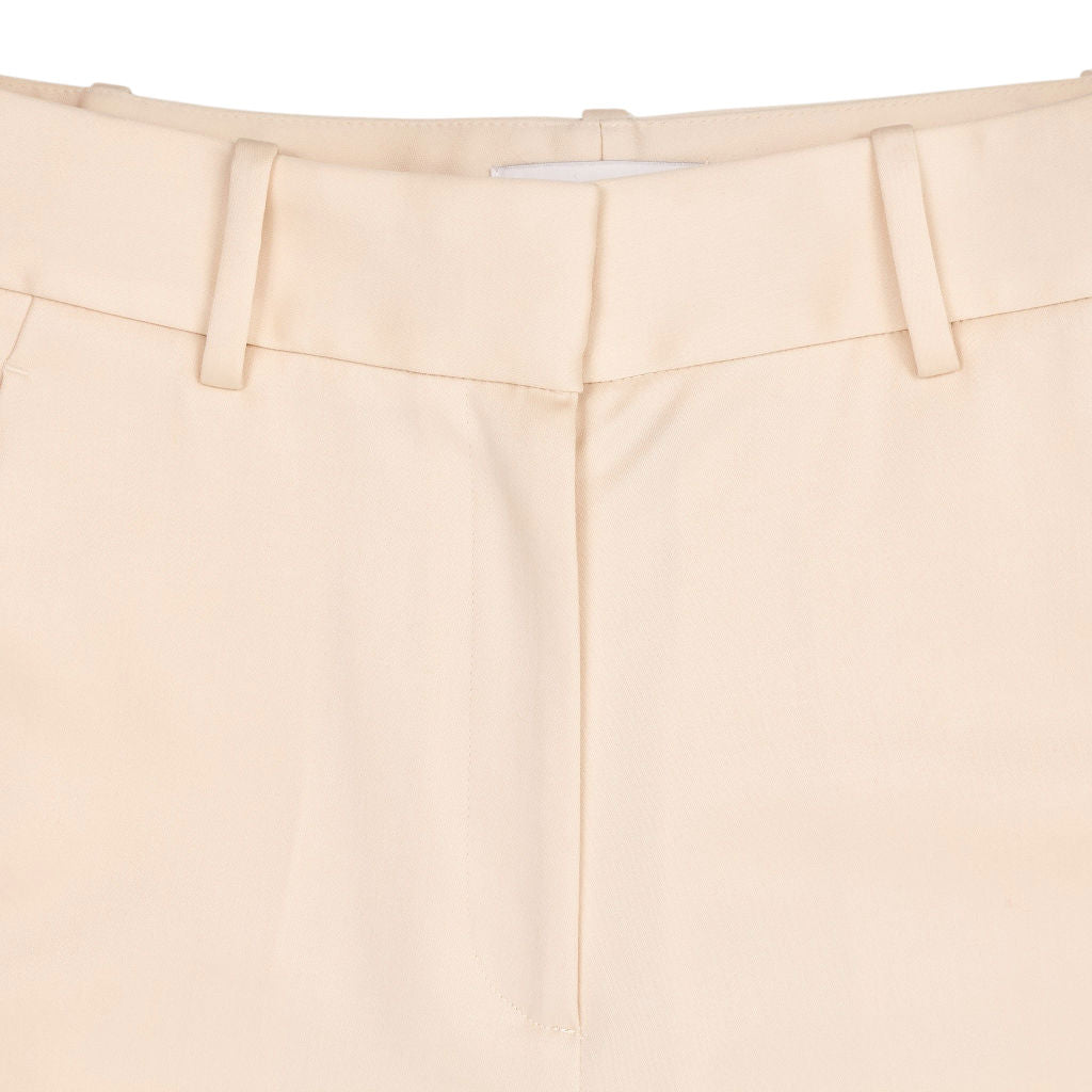 Reiss Cream Wool Blend Trousers
