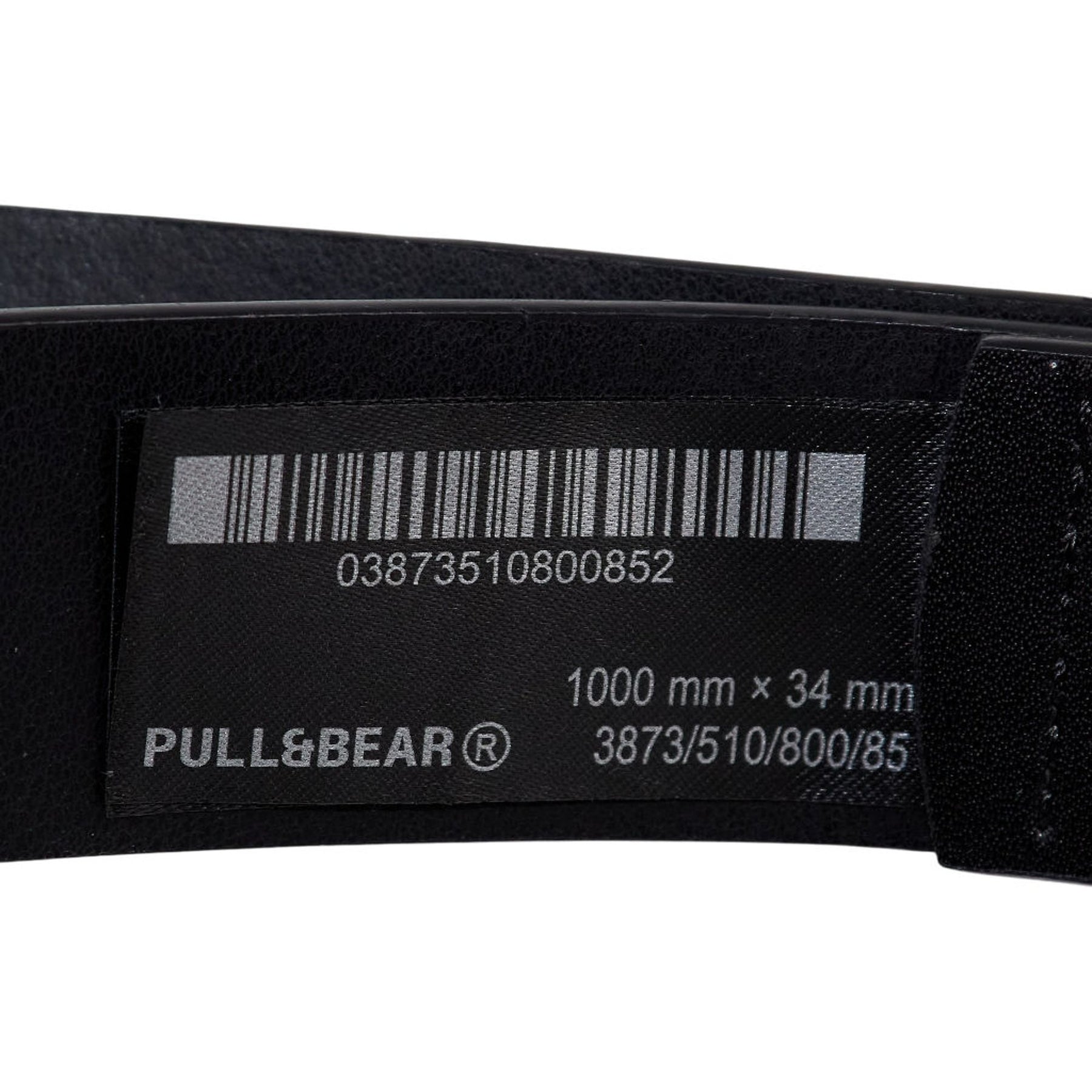 Pull&Bear Black Polyurethane Belt