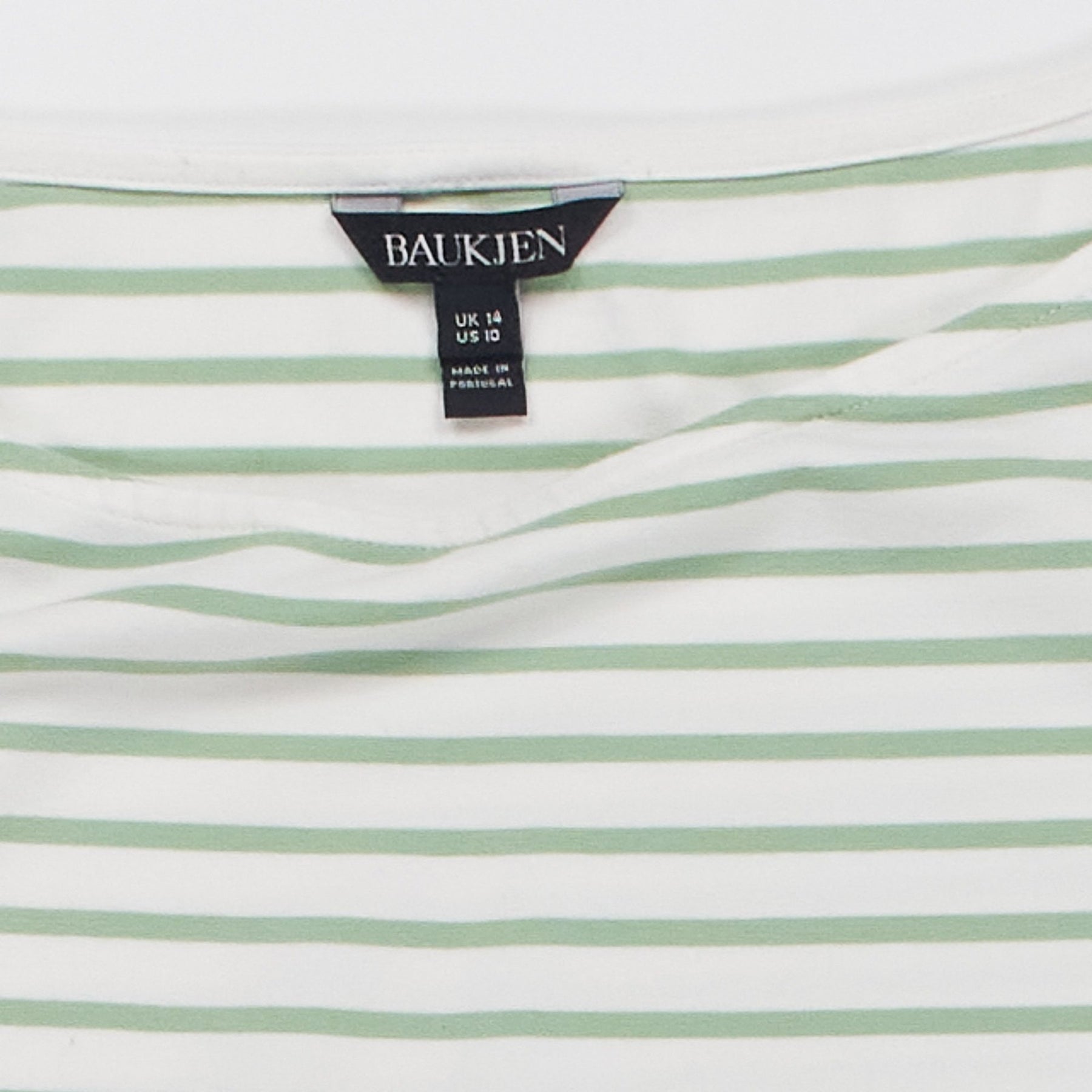 Baukjen Green Stripe Top