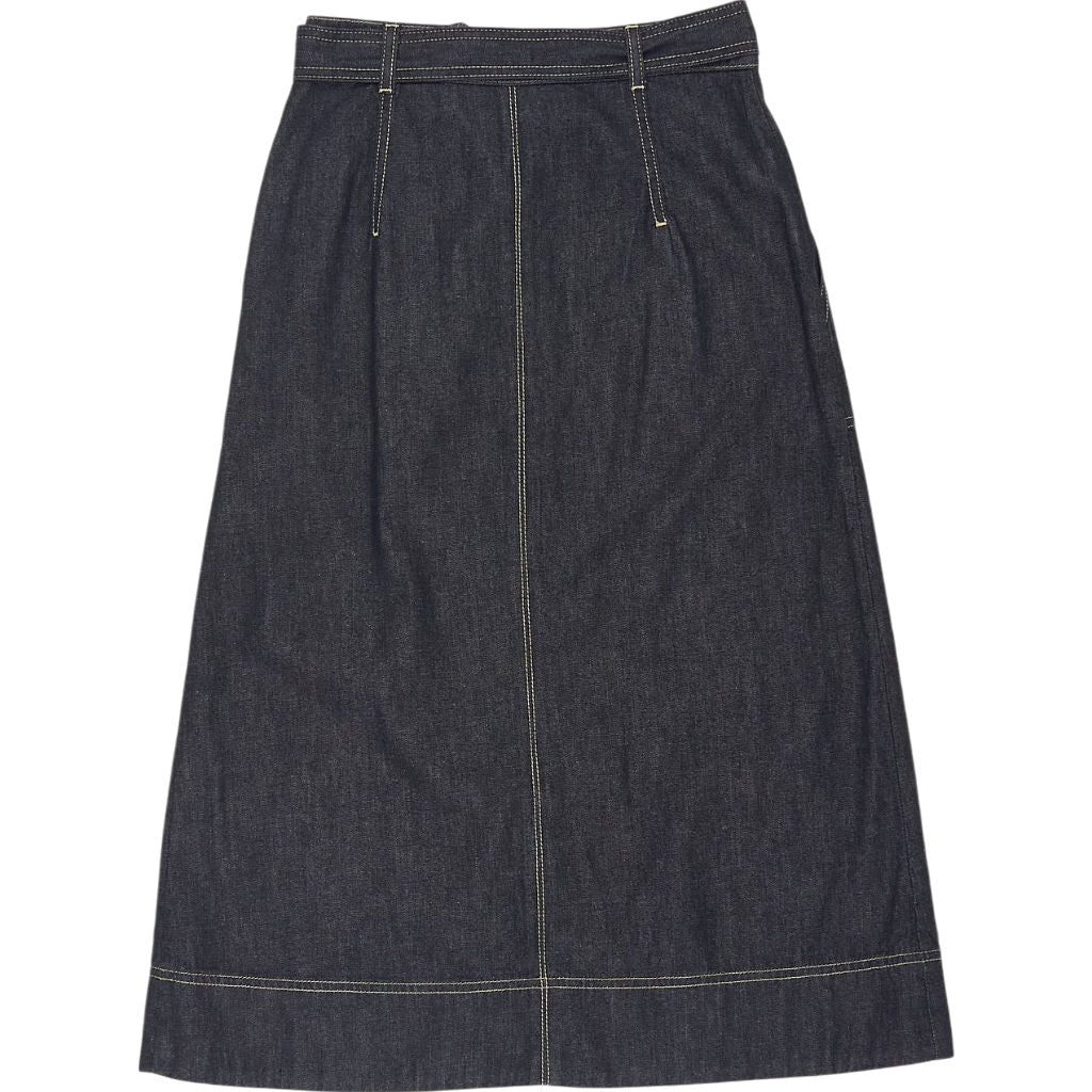 Wyse Rein Black Denim Skirt