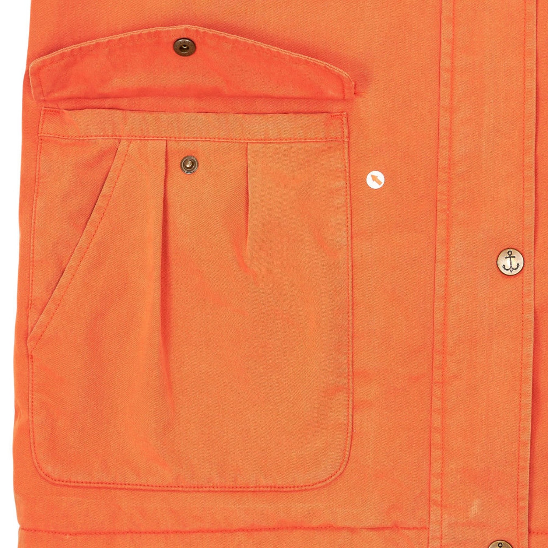 Seasalt Orange Hooded Raincoat