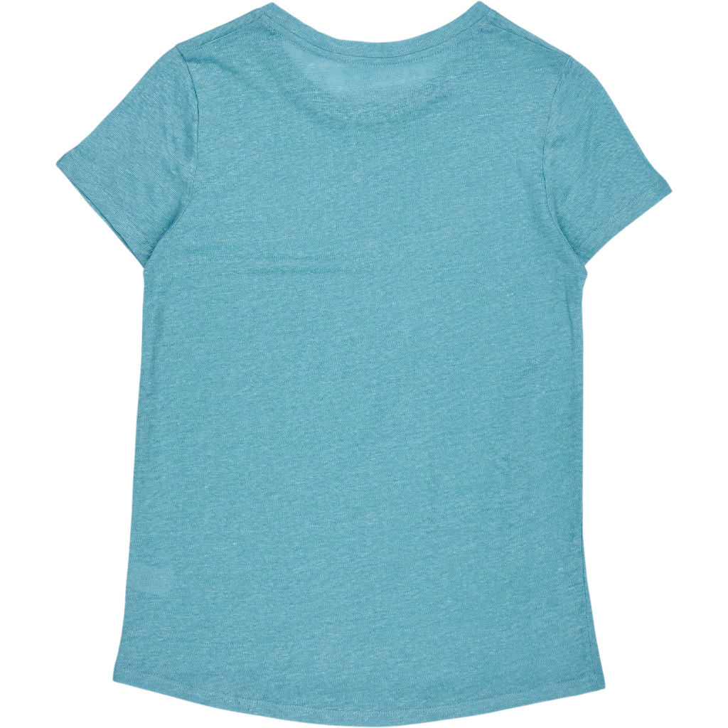 NRBY Blue Linen T-Shirt