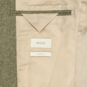 Moss Green Slim Fit Jacket