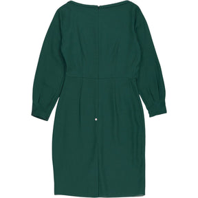 Reiss Green Simone Long Sleeve Dress