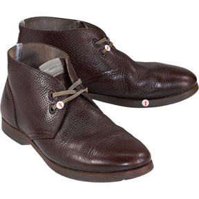 Ferragamo Brown Leather Chukka Boots