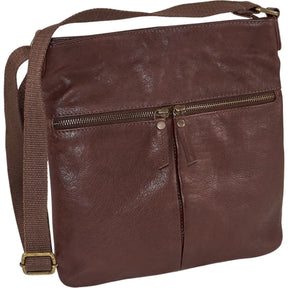 FatFace Brown Leather Crossbody Bag