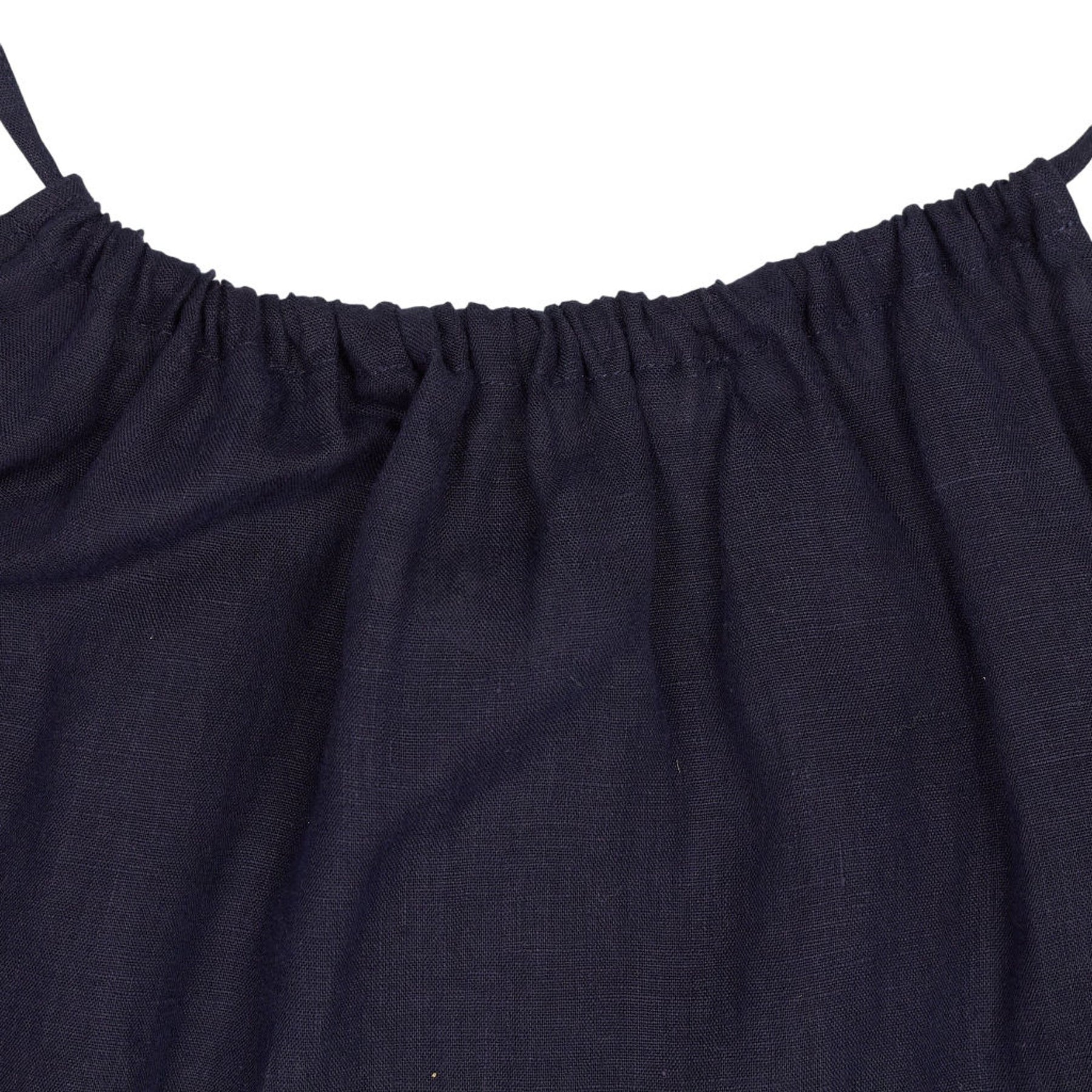 Mansur Gavriel Navy Linen Jumpsuit