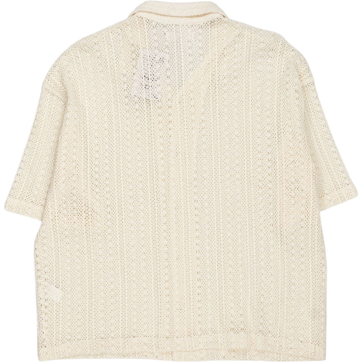 Pull & Bear Cream Crochet Shirt