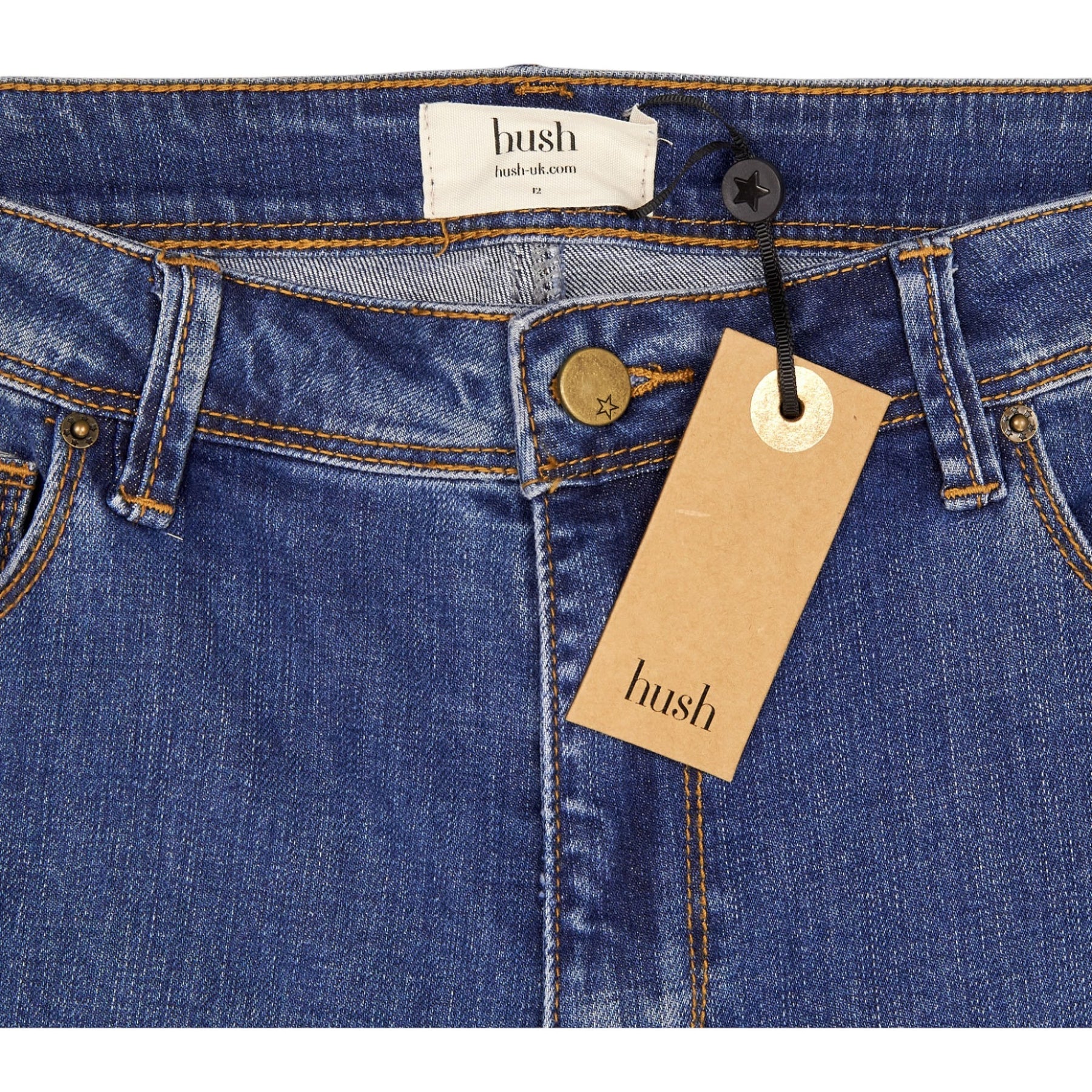 Hush Denim Meriwyn Wide Cropped Jeans