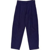 Wyse Navy Check Trousers