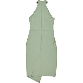Lipsy Sage Asymmetric Halter Dress