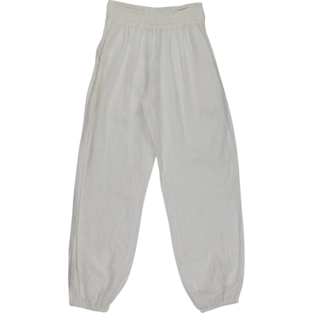NRBY White Linen Trousers