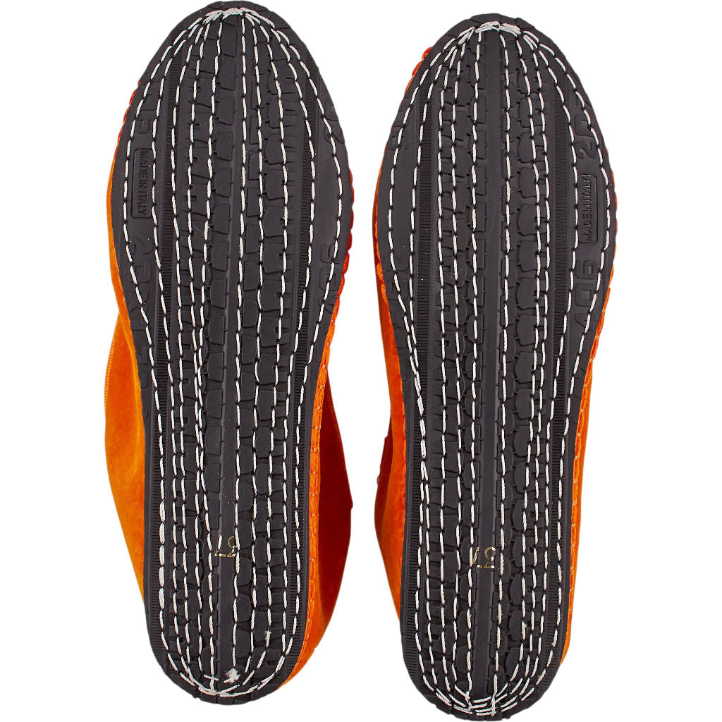 Drogheria Crivellini Orange Velvet Slippers