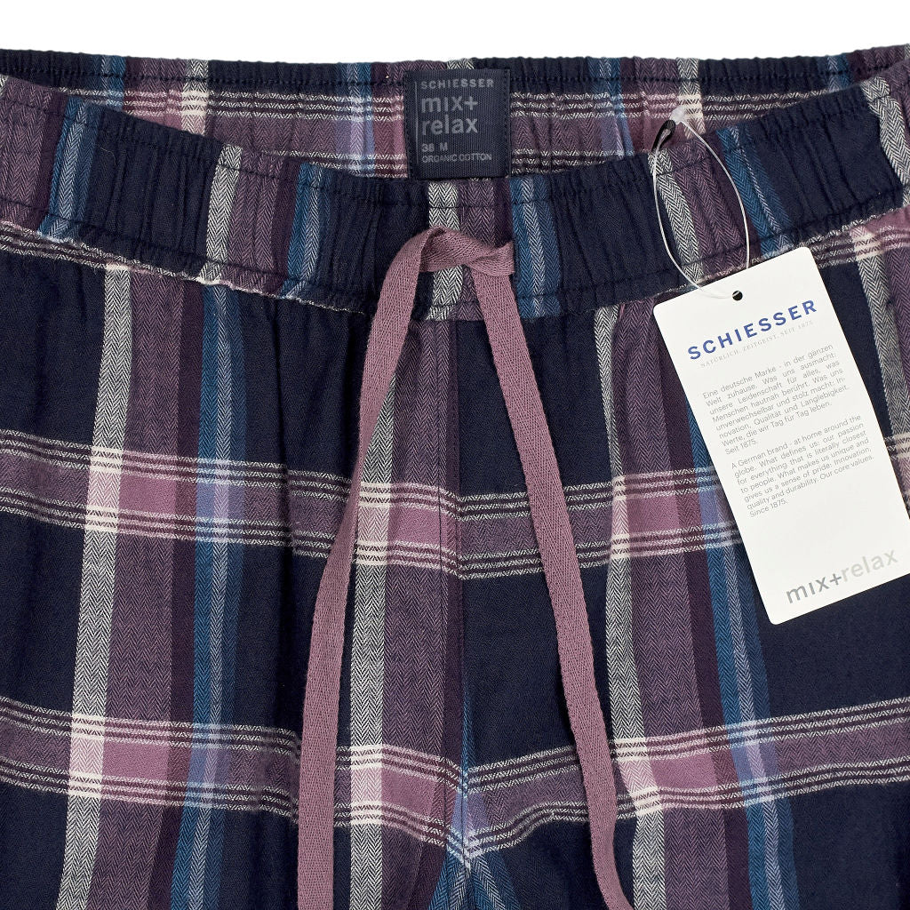 Schiesser Multicolour Check Relax Pants
