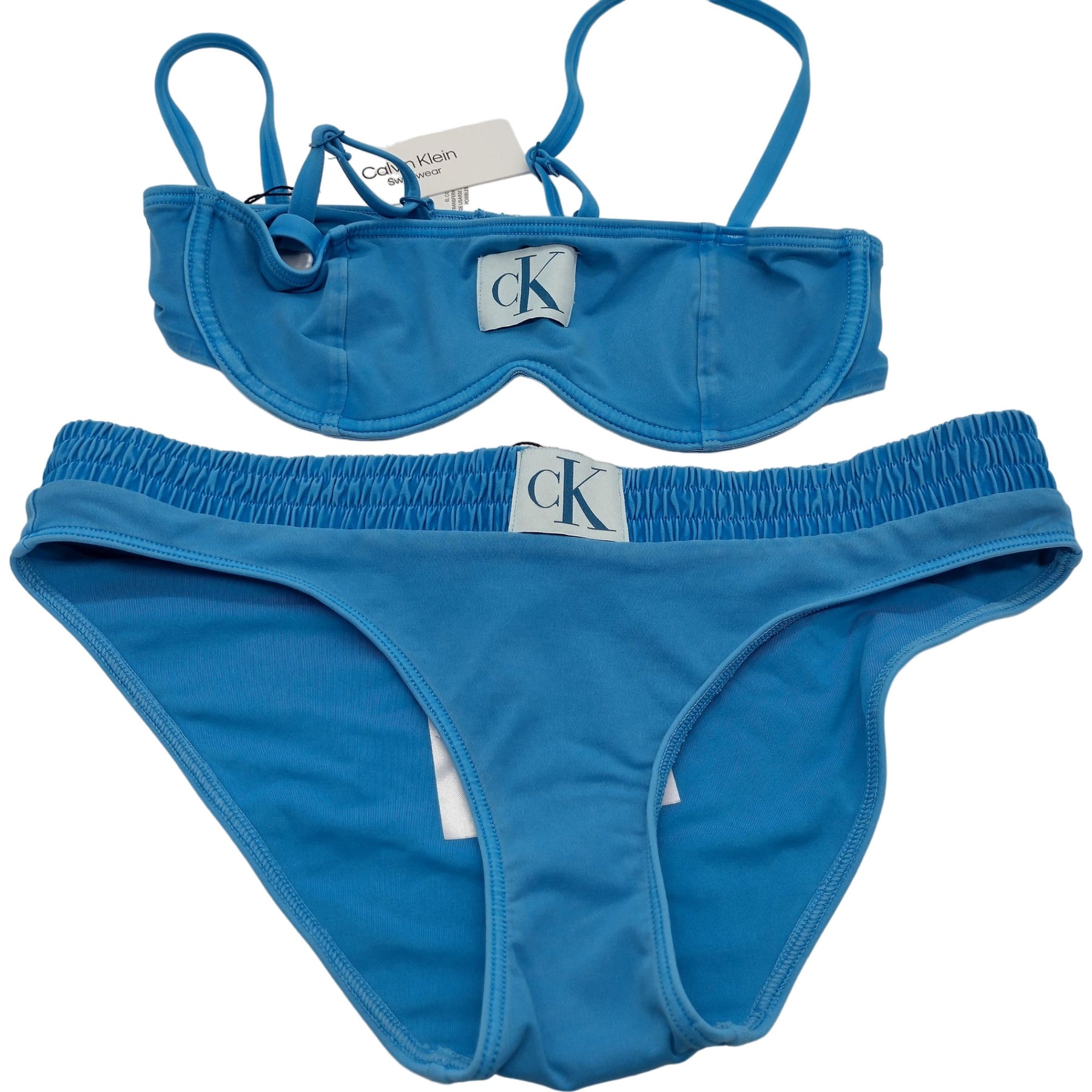 Calvin Klein Blue Underwire Swimwear