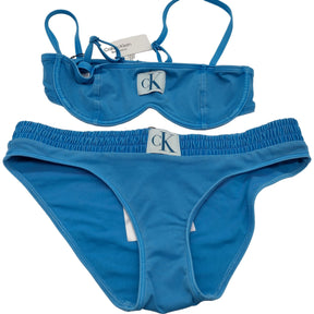 Calvin Klein Blue Underwire Swimwear
