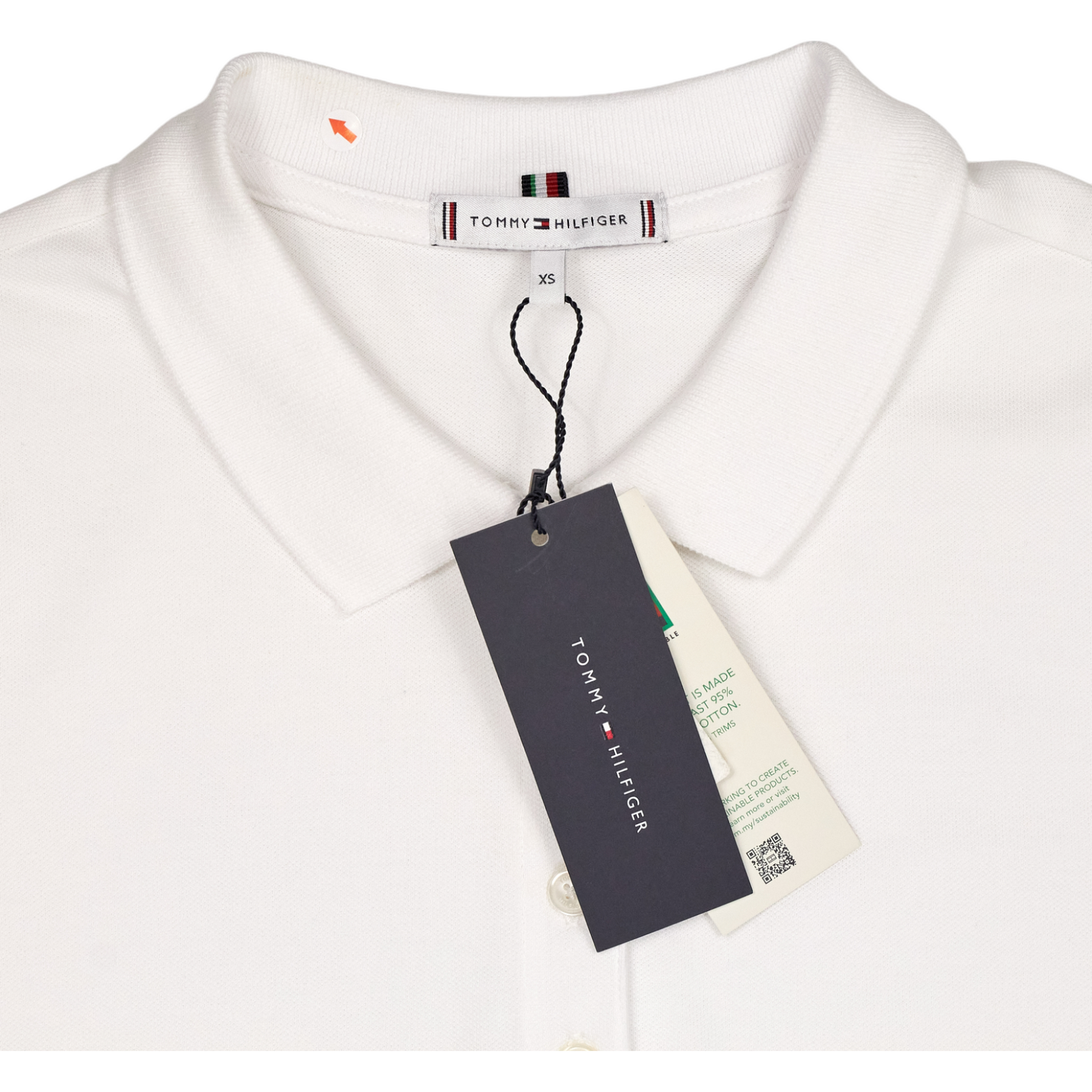 Tommy Hilfiger White Broiderie Polo Dress