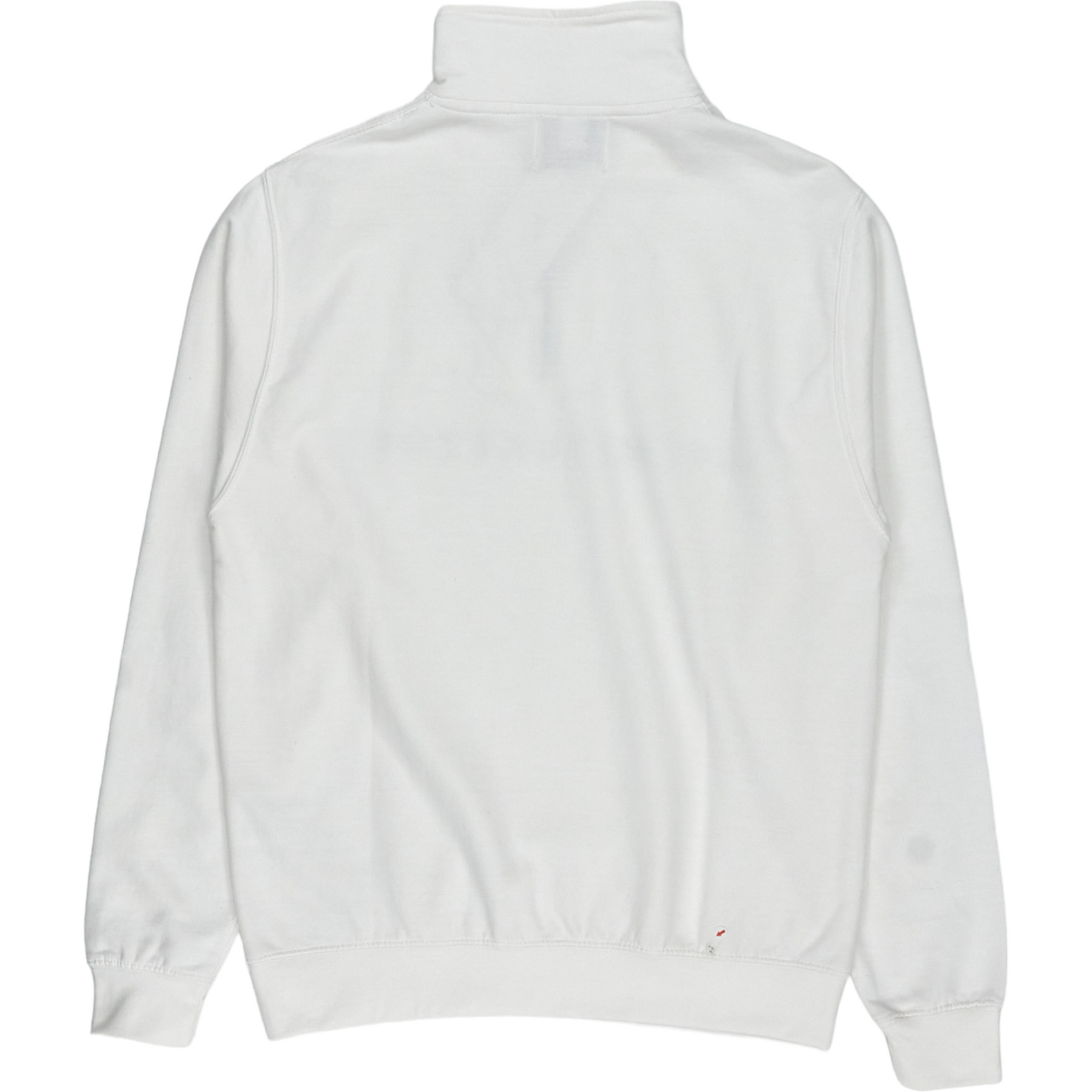 MKI White 1/4 Zip Logo Sweatshirt