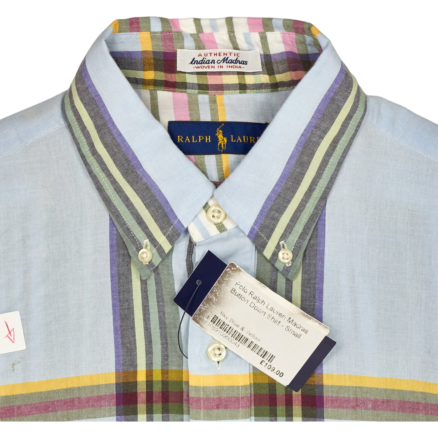 Polo Ralph Lauren Blue Madras Shirt