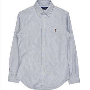 Polo Ralph Lauren Blue Striped Oxford Shirt